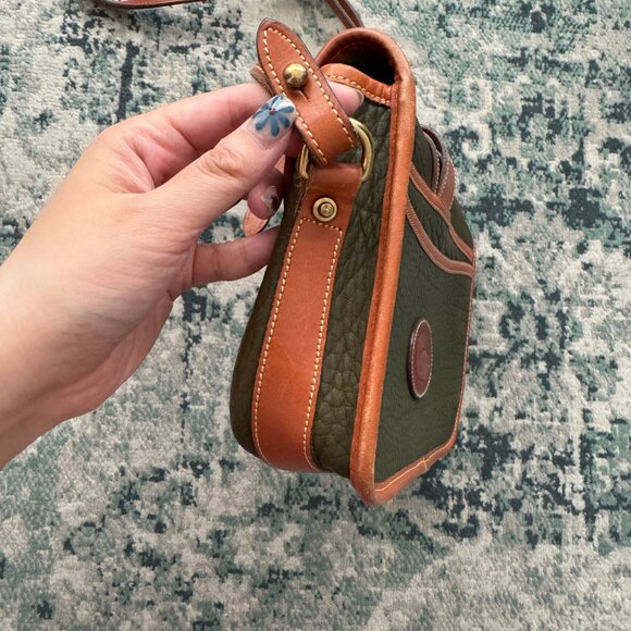 Vintage Dooney & Bourke Equestrian Line Purse Crossbody Bag - Picture 5 of 16